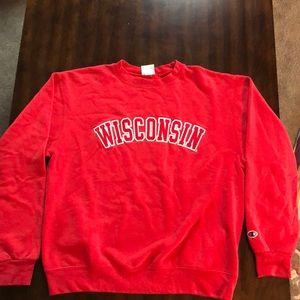 WISCONSIN crew neck sweatshirt